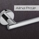 Tuvalet Fırçası Dekor Alina Proje - Krom